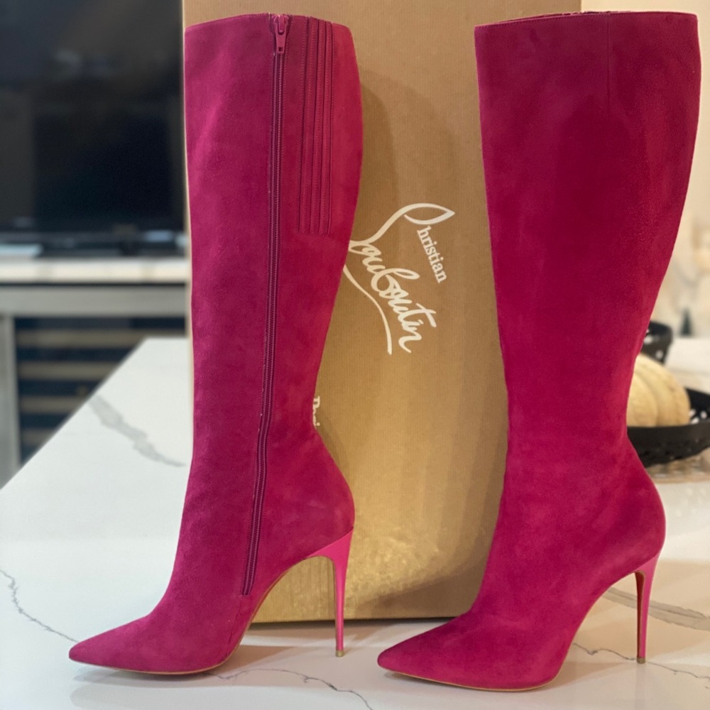 COPY - Christian Louboutin Fuchsia Tournoi Pointe…